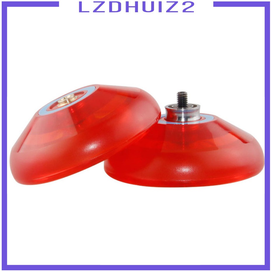 [Lzdhuiz] Vòng Bi Quay Les Fleurs K1 Chuyên Nghiệp YoYo Màu Xanh Dương Trong Suốt Kèm Dây
