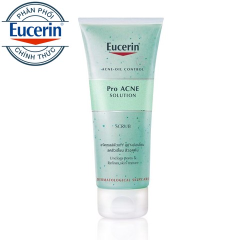 EUCERIN -TẨY TẾ BÀO CHẾT CHO DA MỤN - PRO ACNE SCRUB 100ML