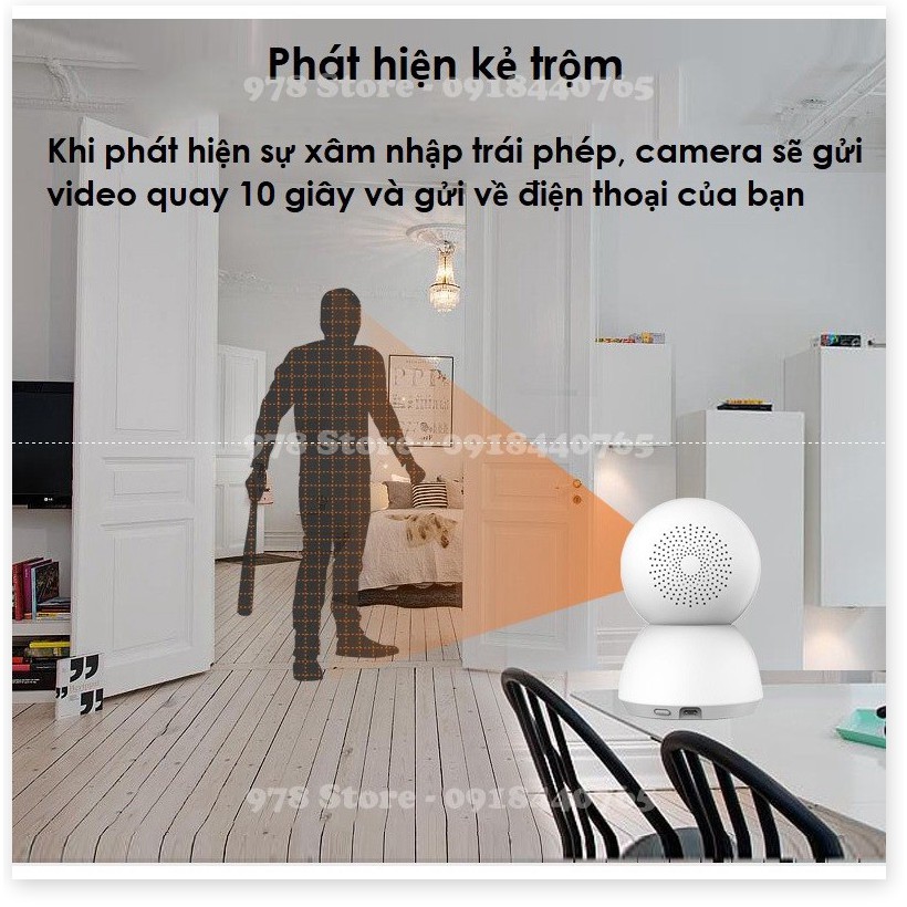 Camera IP Xiao.mi Mijia 360 độ 2K - Camera giám sát Xiao.mi Mijia PTZ 360 1080P - MrPhukien
