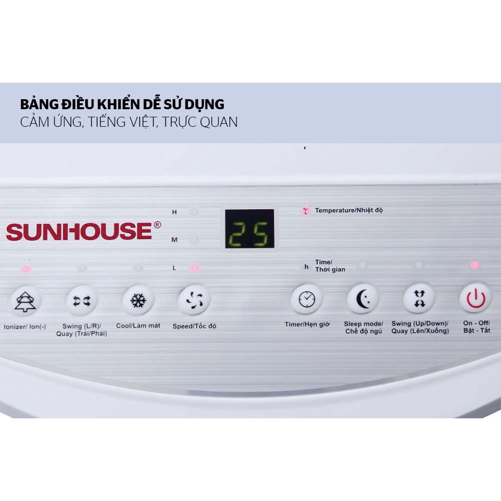 Quạt điều hoà hơi nước SUNHOUSE SHD7723 - TẶNG KÈM Ấm siêu tốc Sunhouse 1.8L