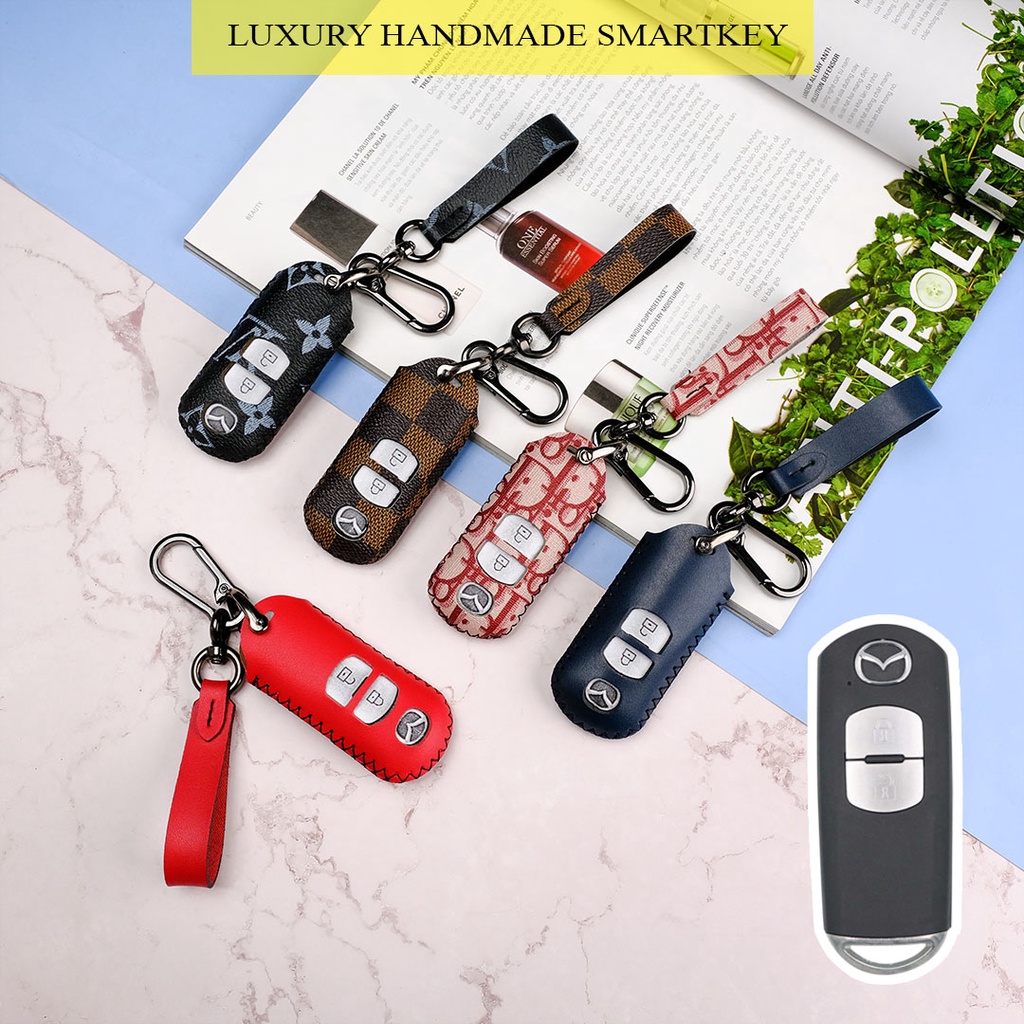 Đựng chìa khóa Mazda Cx5 mazda mazda 3 6 khâu tay handmade có tay cầm MM2V CD