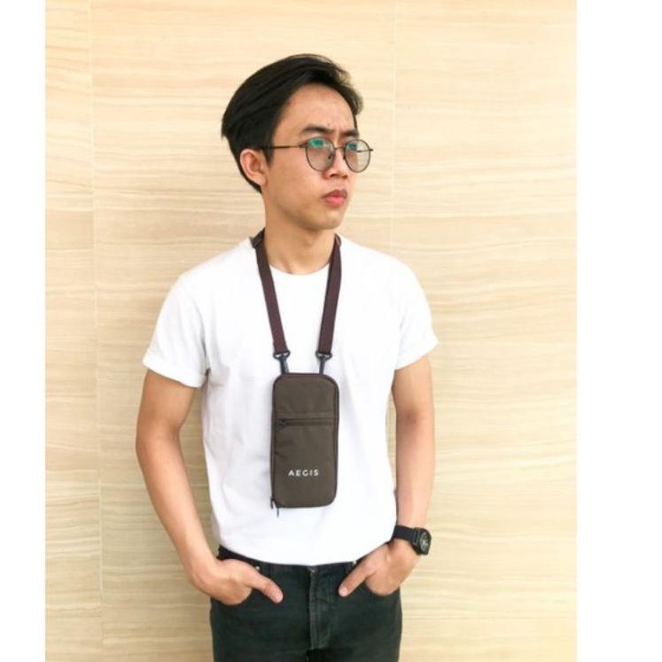 Túi Đựng Điện Thoại Mini 42 Inch Đeo Cổ Dành Cho Nam