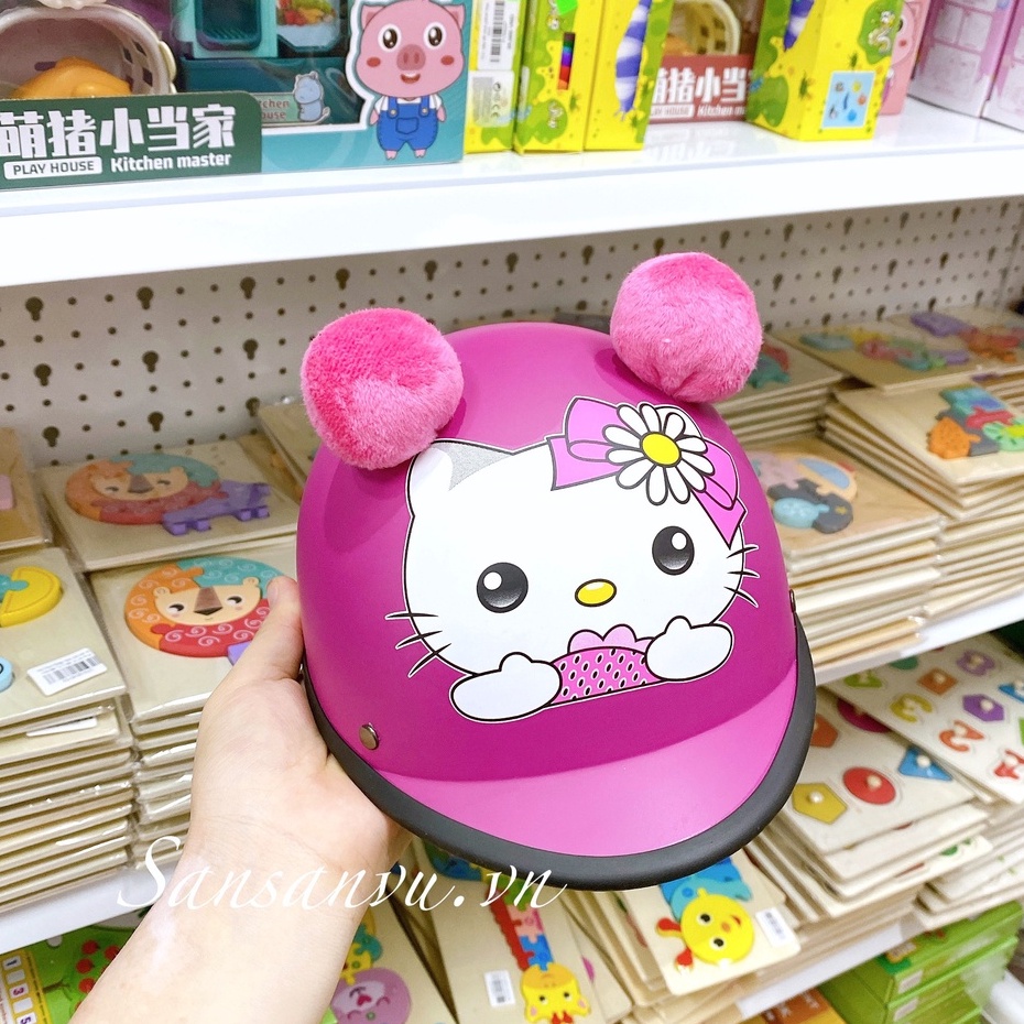 Mũ bảo hiểm hình thú đáng yêu cho bé, Nón bảo cho bé yêu nhà bạn mẫu mới nhất 2022