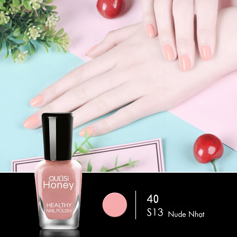 Sơn Móng Tay Cao Cấp HONEY (Sơn Dạng Lột) - Màu Nude Nhạt S13