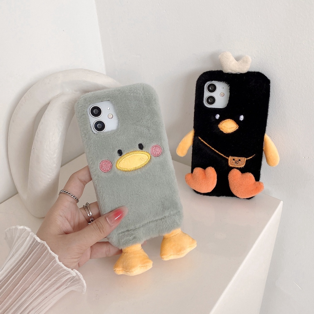 Ốp điện thoại in chú vịt nhồi bông thích hợp cho IPHONE 13 12 11 PRO MAX MINI XS MAX XR X 6S 6 7 8 PLUS