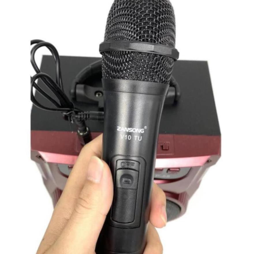 Micro Karaoke không dây Bluetooth đa năng cao cấp V10- dành cho loa kéo, loa bluetooth, amply hát karaoke