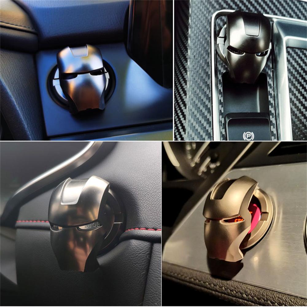 Vỏ Bọc Công Tắc Khởi Động Xe Hơi Nóng In Họa Tiết 3D Bằng Sắt Trang Trí Nội Thất Xe Hơi