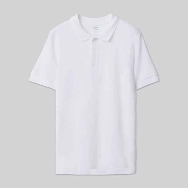 ÁO THUN POLO COTTON - TRẮNG