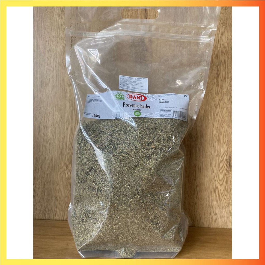 Hàng Nhập Khẩu lá thơm tổng hợp mixed herb provencal loại 1 bịch siêu lớn 1.5kg hiệu Dani Tây Ban Nha