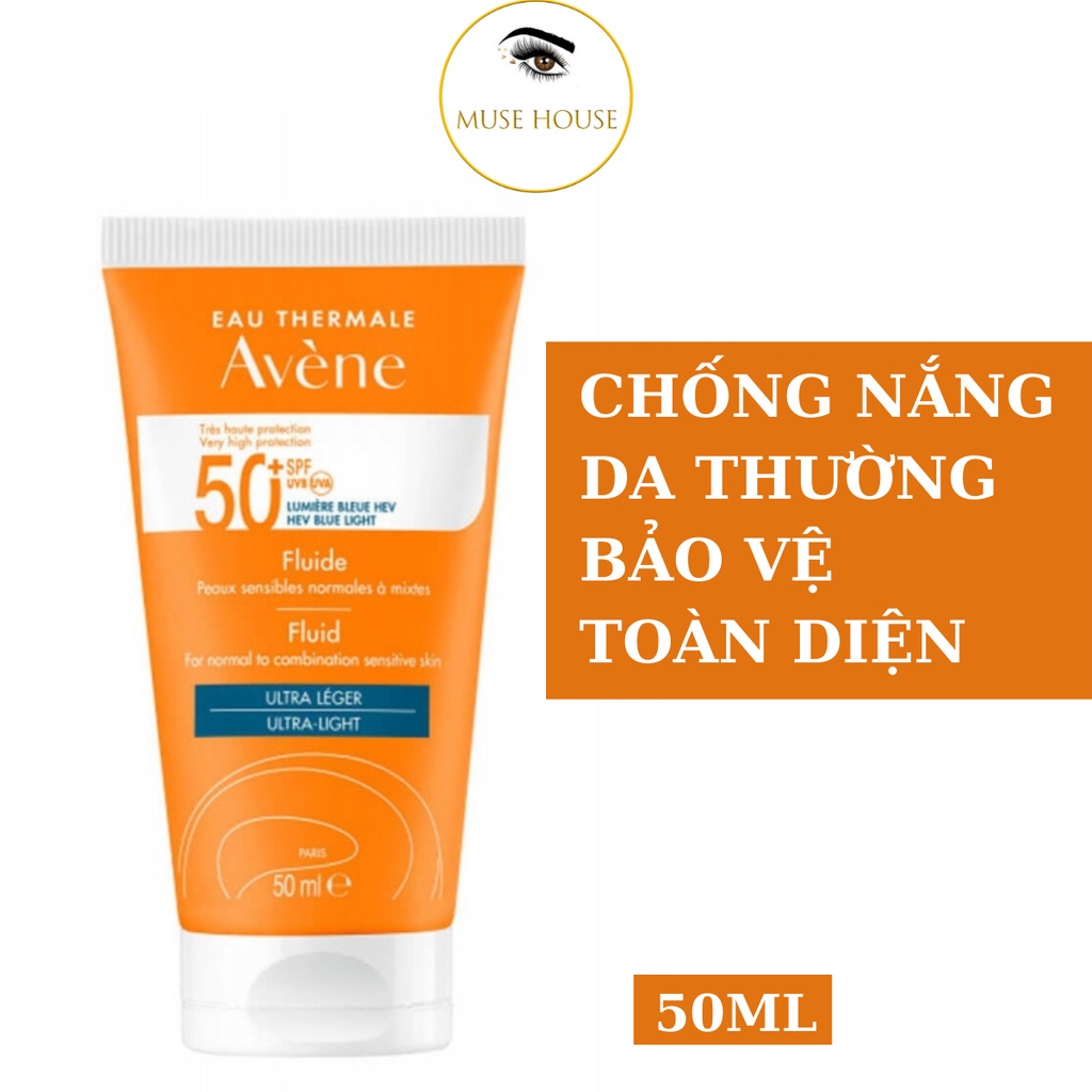 Kem Chống Nắng Avene Cleanance Very High Protection , Avene Dry Touch Fluid - Muse House