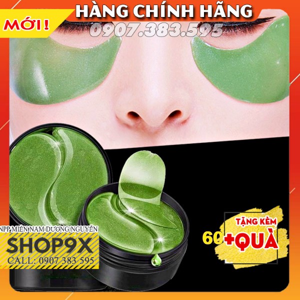 Hộp 60 Miếng Mặt Nạ Mắt Trà Xanh Tảo Biển Giảm Thâm Quầng Bọng Mắt | BigBuy360 - bigbuy360.vn