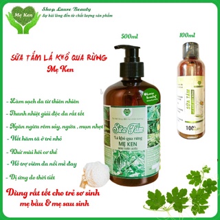 Sữa Tắm Cho Bé Từ Lá Khổ Qua Rừng Và Các Thảo Dược Thiên Nhiên Mẹ Ken