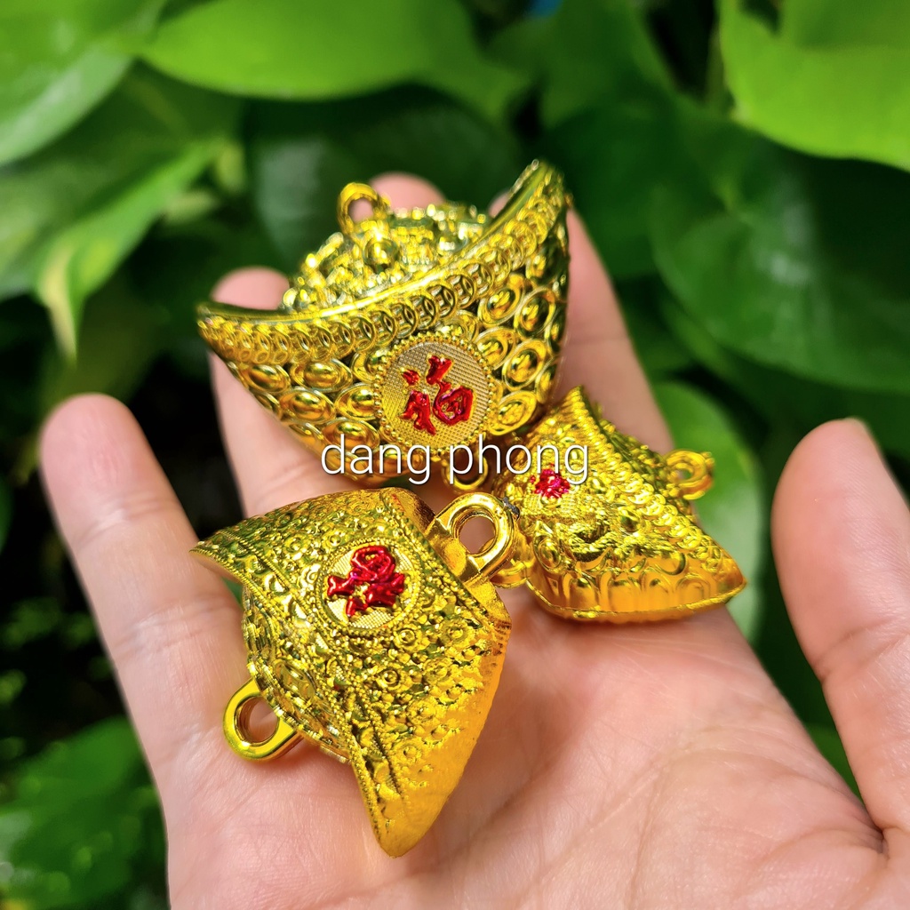 Cục vàng,3,5cm,4cm,5cm nguyên liệu cây kim tiền, trang trí bông tỏi thần tài nhiều size giá sĩ