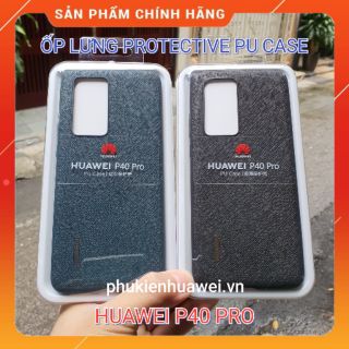 Ốp lưng chống sốc Huawei P40 Pro – Protective PU Case chính hãng