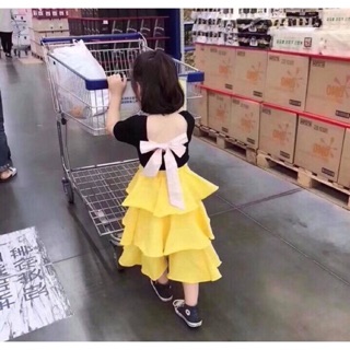 Set áo váy xinh yêu cho bé gái