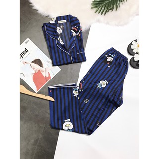 đồ bộ lụa satin pijama dài