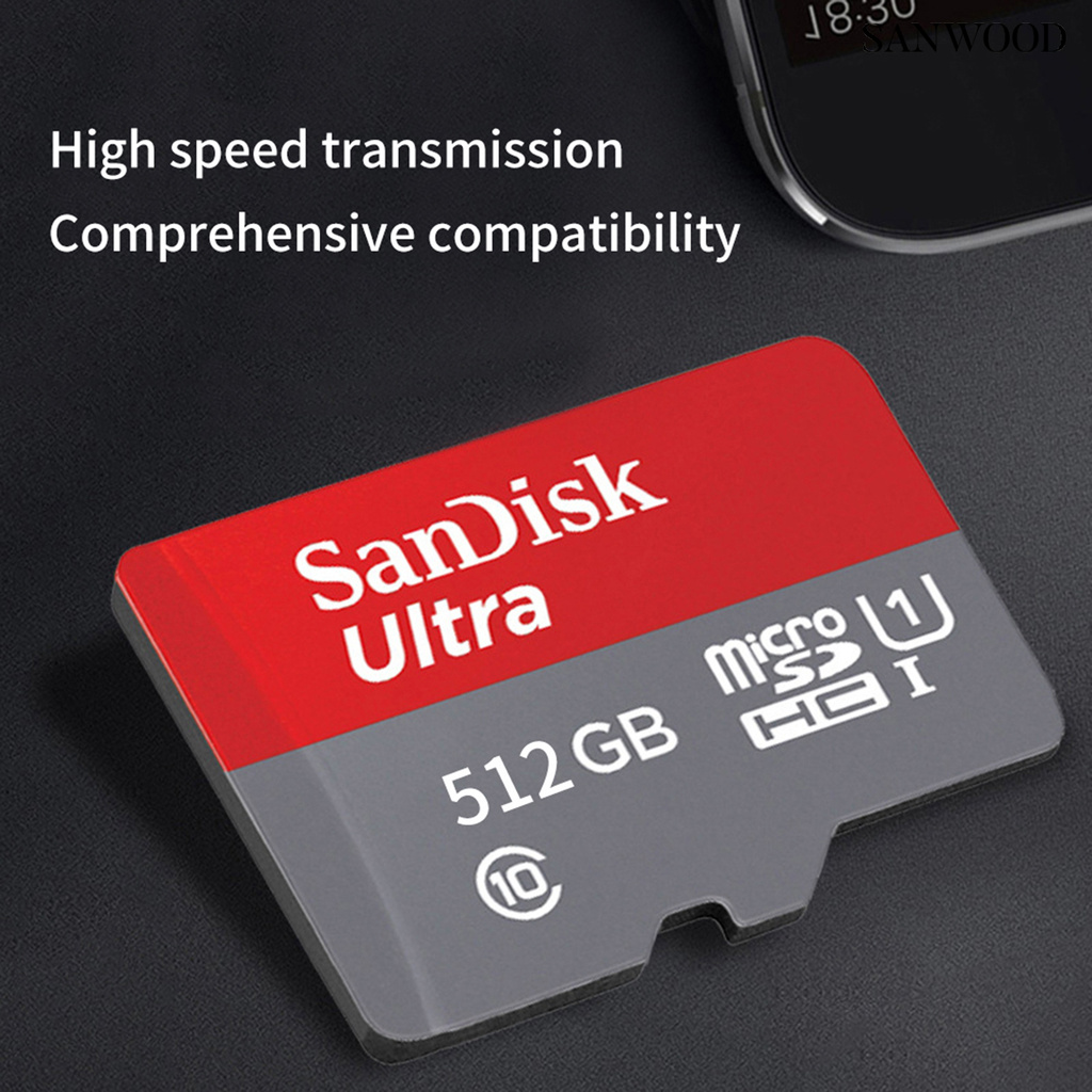 Thẻ Nhớ Sandisk / Flash Di Tốc Độ Cao Tf / Sd 512gb / 1tb