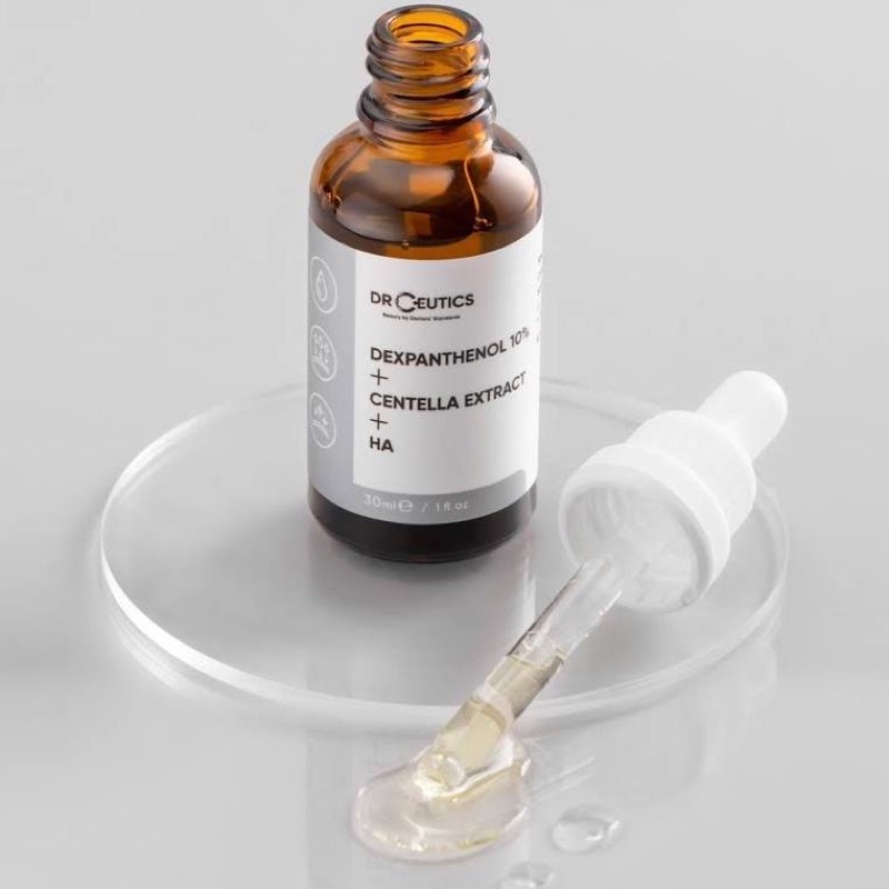 Tinh Chất Cấp Ẩm & Phục Hồi Dr.Ceutics Dexpanthenol 10% + Centella Extract + HA 30ml