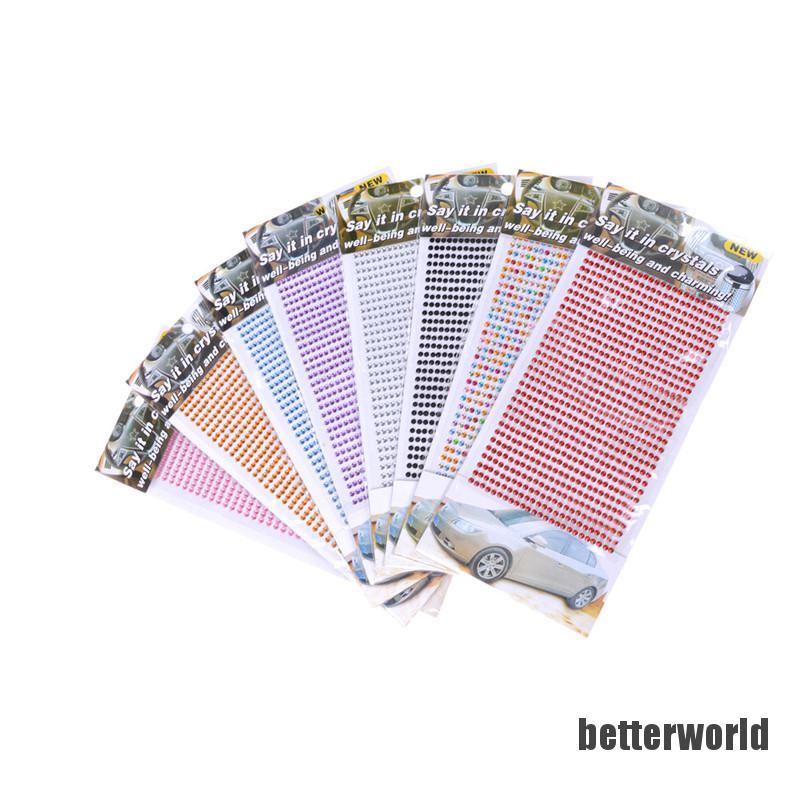 Bộ Đá Trang Trí Điện Thoại / Máy Tính Tự Dính 750 3mm