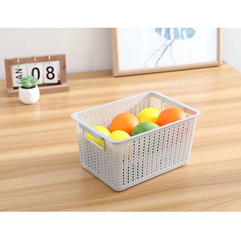 Rổ đan mây đựng đồ đa năng Việt Nhật nhiều size tiện lợi