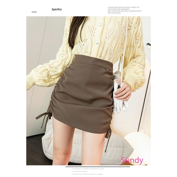 Chân Váy Lưng Cao Phối Dây Rút Plus Size Phong Cách Quyến Rũ Thời Trang Mùa Hè