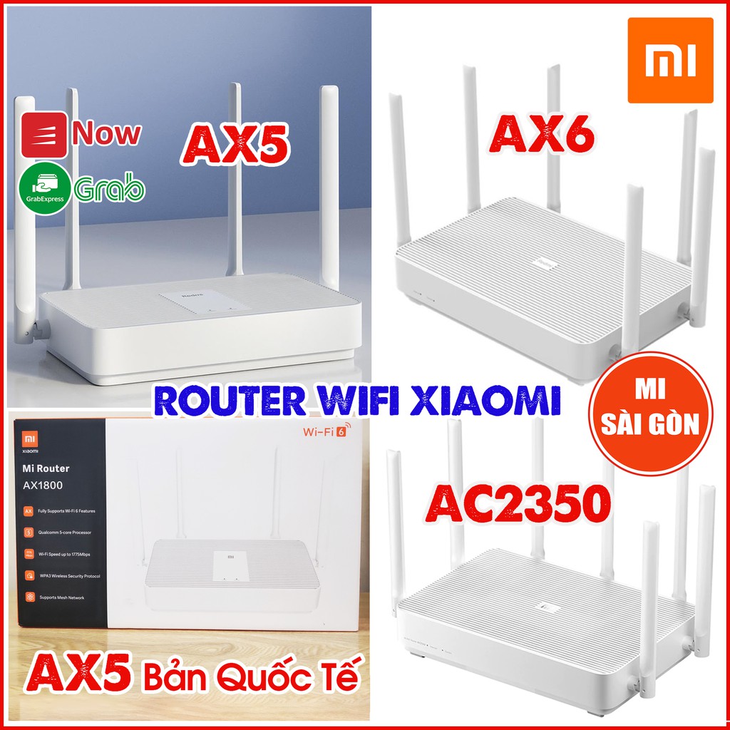 [Mã 157ELSALE hoàn 7% đơn 300K] Router Wifi 6 Redmi AX5/AX6/ROUTER XIAOMI AIOT AC2350.