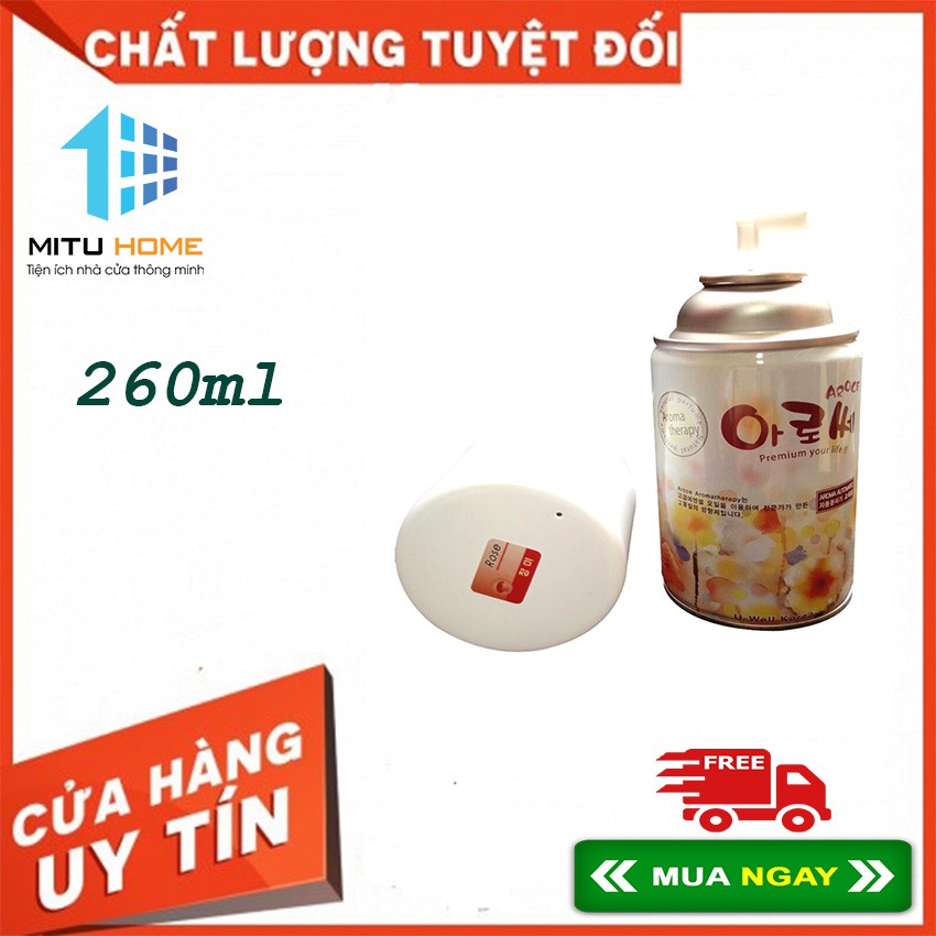 Nước hoa xịt phòng Hàn Quốc khử mùi khách sạn, karaoke, nhà vệ sinh - Aroce - MITUHOME - 260ml Hàn Quốc