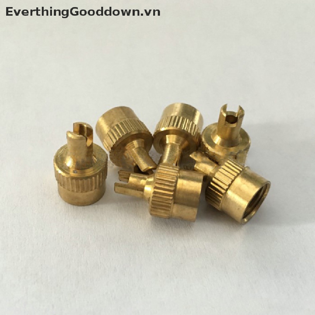 Nắp Van Bánh Xe Hơi / Xe Máy Bằng Đồng