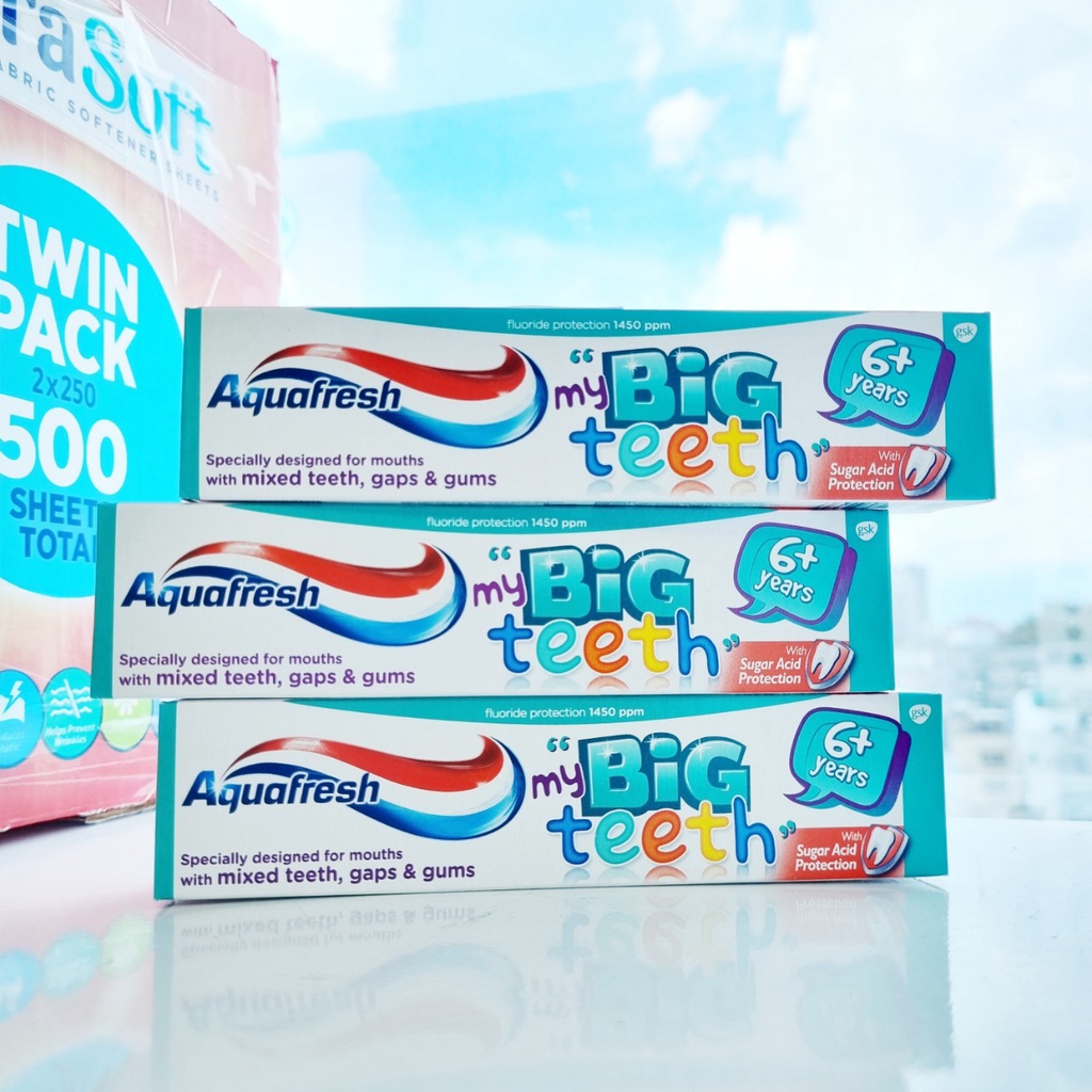 Kem đánh răng‪ cho bé Aquafresh My Big‪ Teeth 50ml từ 6 tuổi‪ trở lên 50ml