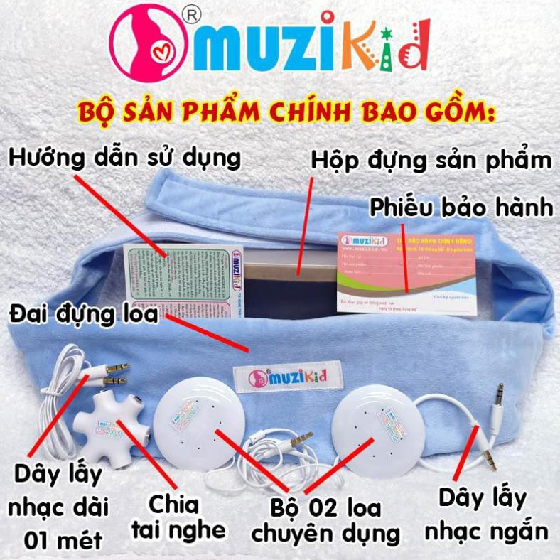 Tai nghe bà bầu thai giáo cho bé Muzikid hàng chính hãng cao cấp an toàn cho mẹ và bé thời trang Meemom