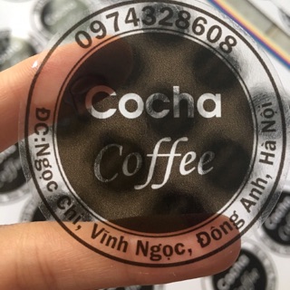 IN TEM DÁN CHAI, DÁN LY