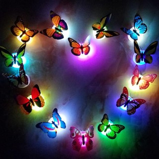 Đèn Ngủ Led Bướm 3D Dán Tường Trang Trí