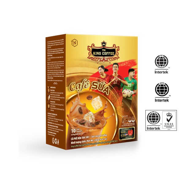 CÀ PHÊ SỮA HÒA TAN KING COFFEE - HỘP 10 GÓI | BigBuy360 - bigbuy360.vn