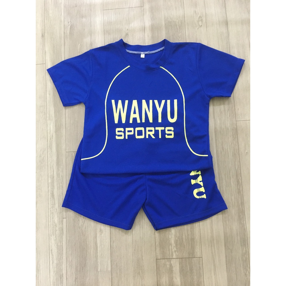 Bộ cộc tay bé trai,bộ thể thao bé trai bé gái chất cotton thông hơi cho bé 8-30kg