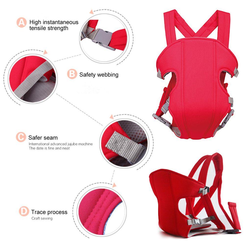 Đai Địu Em Bé Phía Trước Đeo Vai Thiết Kế Thoáng Khí Tùy Chỉnh Tiện Dụng