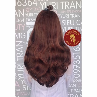 [ẢNH THẬT 100%] Tóc giả Yuritran chính hãng (Tóc kẹp chữ U xoăn bầu có 3 màu)