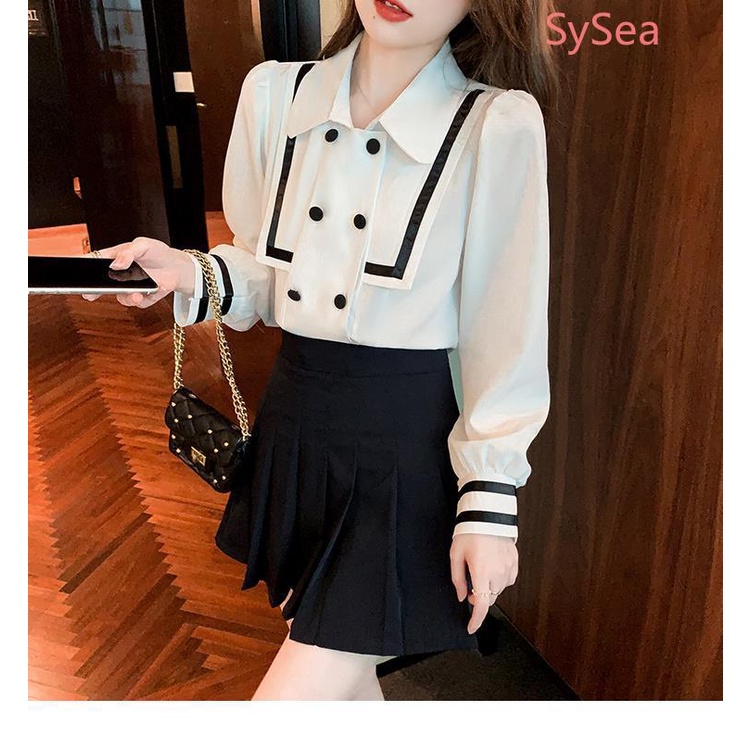 Áo Sơ Mi Voan Plus size Thanh Lịch Theo Phong Cách Mùa Thu Dành Cho Nữ
