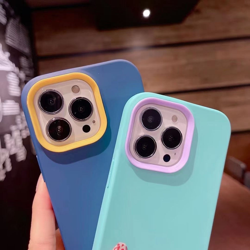 Ốp Điện Thoại Silicone Dày Dặn Chống Sốc 3 Trong 1 Cho huawei honor 10 lite mate 30 40 p30 p40