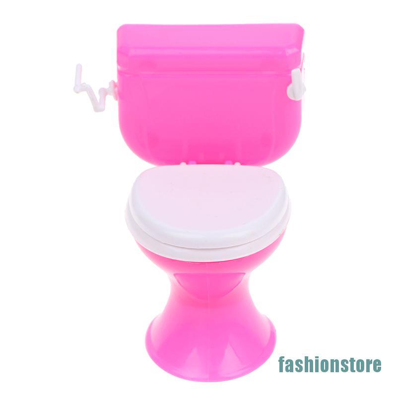 Mô Hình Toilet Mini Trang Trí Nhà Búp Bê