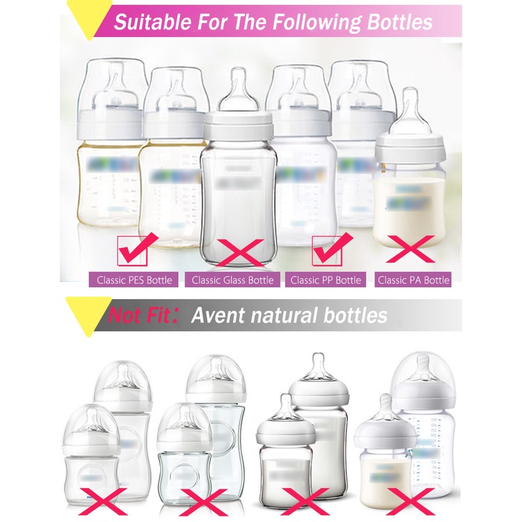 Bình Sữa Philips Cổ Điển Không BPA Thay Thế Cho Bình Sữa