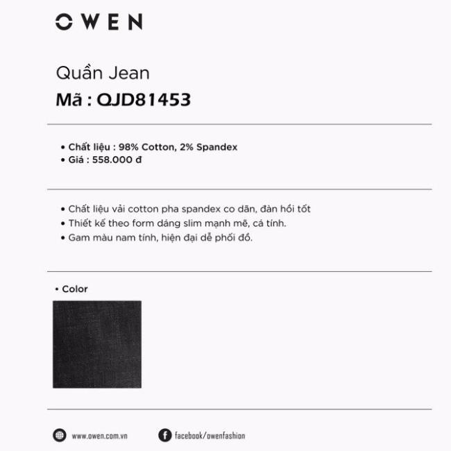 SALE NEW Sales khủng . Quần Jean nam OWEN ống ôm trẻ trung 81457 Cực Đẹp .1 . Đẹp . > Đẹp : . : * , ' hot * !