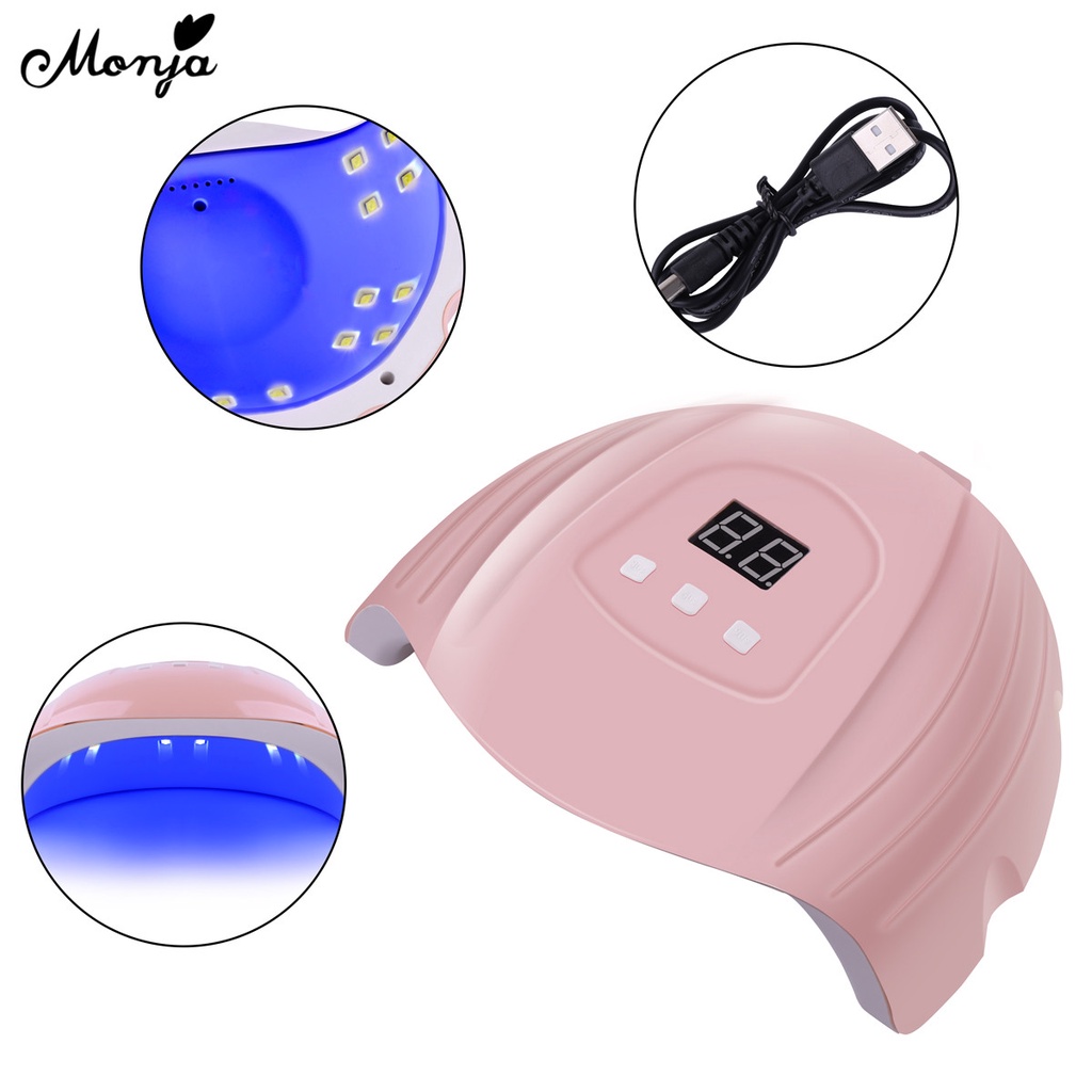 [Hàng mới về] Đèn sấy khô móng 36 bóng led UV 48W cảm biến thông minh