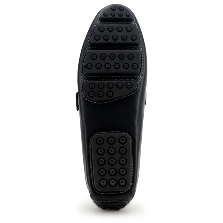 Giày mọi nam Huy Hoàng đế âm đính móc màu đen-HP7770 | BigBuy360 - bigbuy360.vn