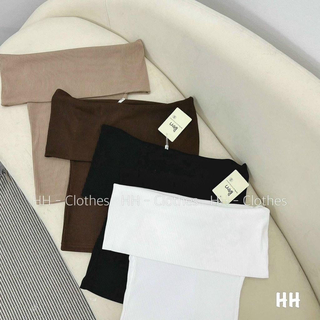 Áo bẹt vai tặng kèm khuy X không tay chất thun tăm siêu co dãn nhiều màu vanmiushop