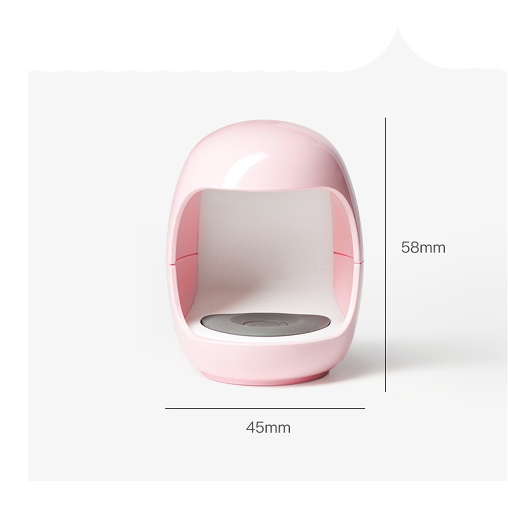 [Hàng mới về] Đèn UV mini sấy khô sơn móng tay hình quả trứng nhỏ gọn sáng tạo cho nữ