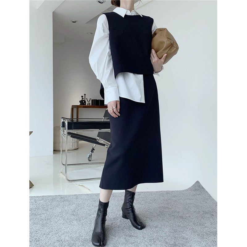 Set Áo Váy Ba Món Phong Cách Mori Cao Cấp Plus Size Cho Nữ