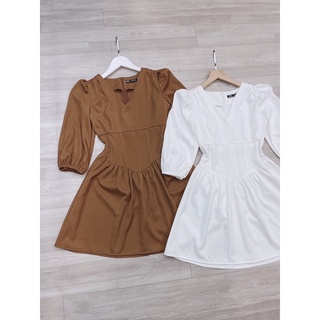 Váy lili coset cổ V