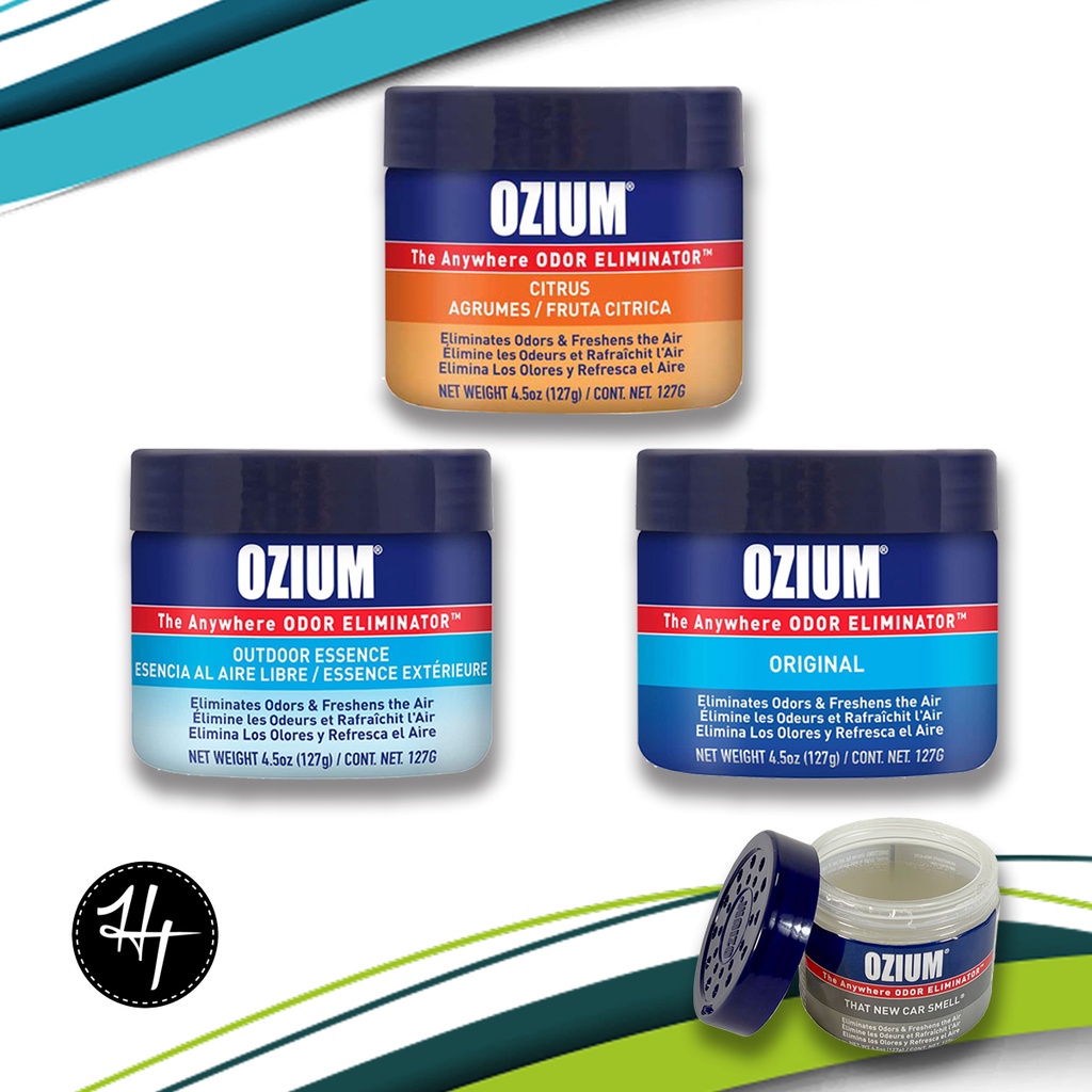 HỘP GEL KHỬ MÙI KHỬ KHUẨN Ô TÔ OZIUM | MỸ
