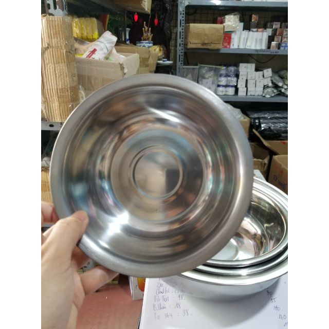 BỘ TÔ INOX 5 KÍCH CỠ, TỪ 18-26CM, DÀY ĐẸP