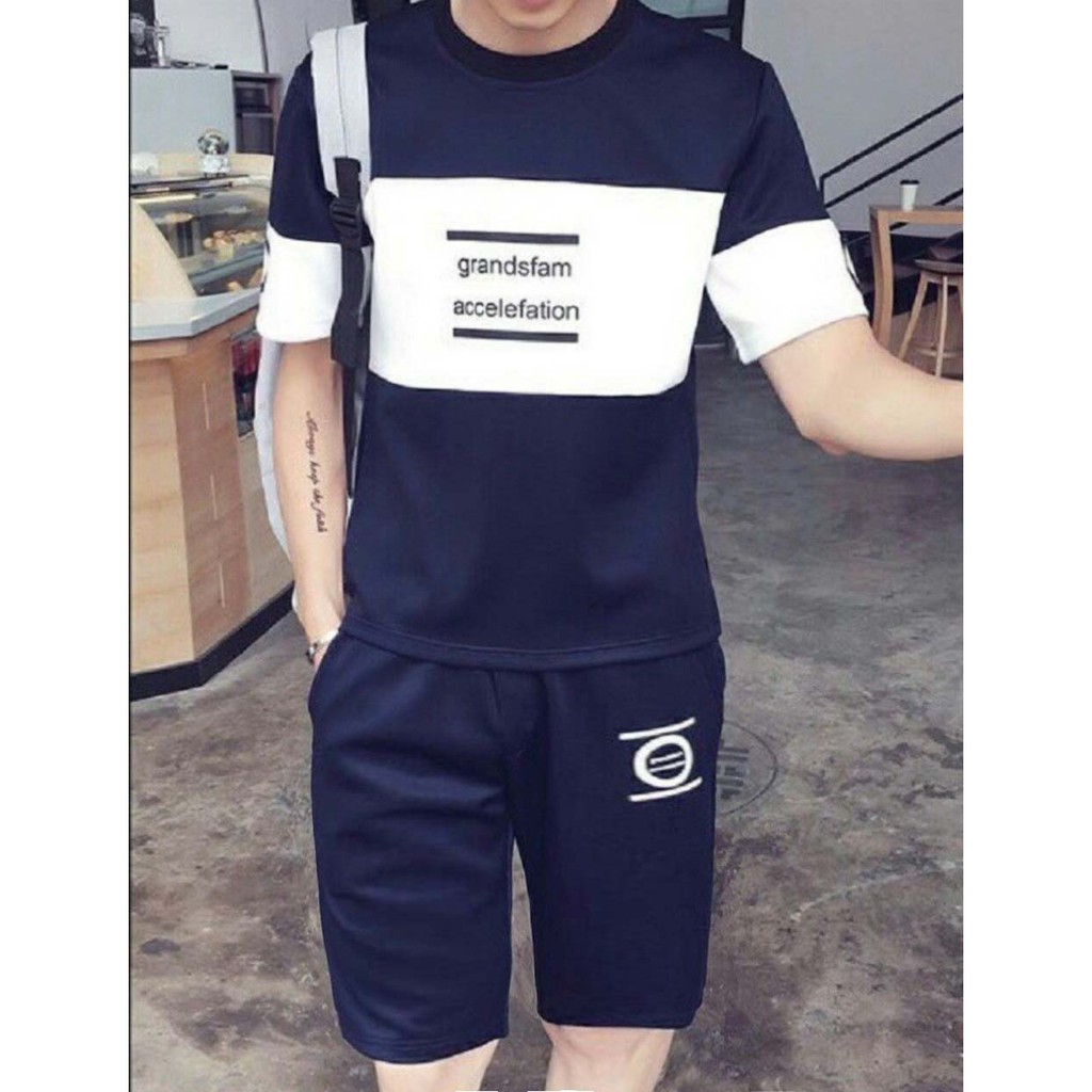 Bộ thể thao in thun lưới grand